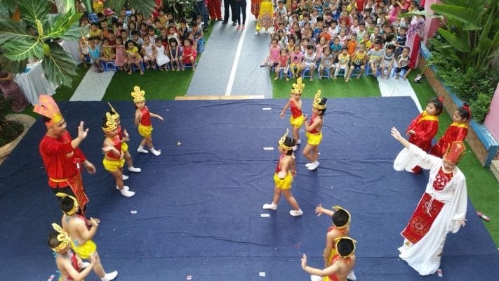 Văn nghệ và hoạt cảnh Giỗ Tổ Hùng Vương của Trường Mầm non 15 – ảnh 06