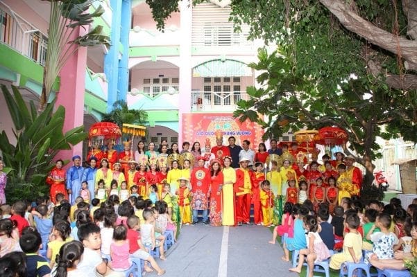 Văn nghệ và hoạt cảnh Giỗ Tổ Hùng Vương của Trường Mầm non 15 – ảnh 07