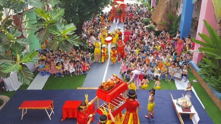 Văn nghệ và hoạt cảnh Giỗ Tổ Hùng Vương của Trường Mầm non 15 – ảnh 08