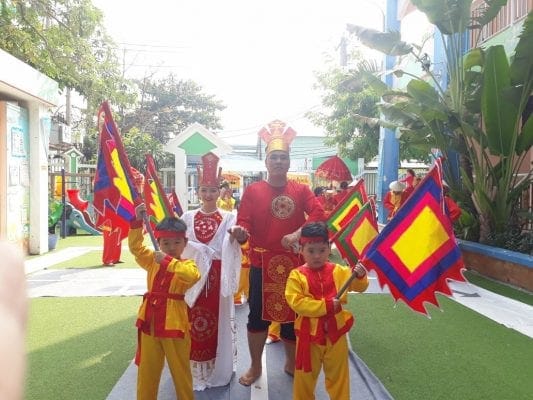 Văn nghệ và hoạt cảnh Giỗ Tổ Hùng Vương của Trường Mầm non 15 – ảnh 11