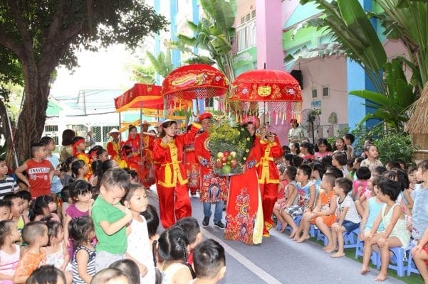 Văn nghệ và hoạt cảnh Giỗ Tổ Hùng Vương của Trường Mầm non 15 – ảnh 13