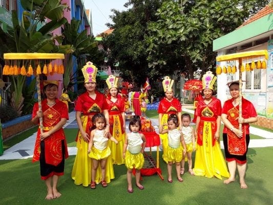 Văn nghệ và hoạt cảnh Giỗ Tổ Hùng Vương của Trường Mầm non 15 – ảnh 14