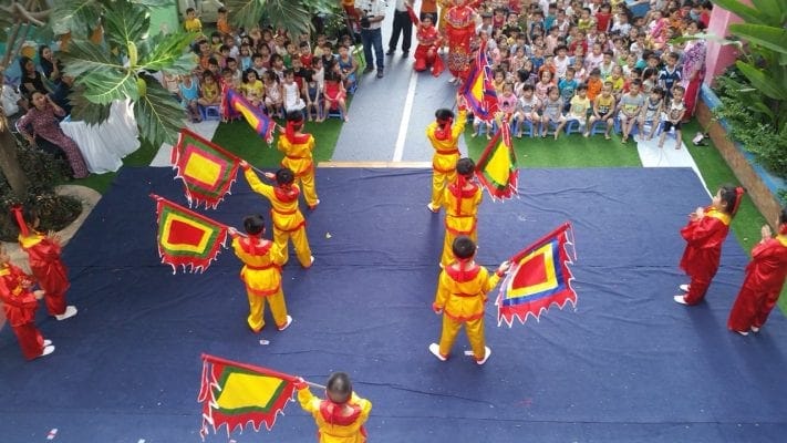 Văn nghệ và hoạt cảnh Giỗ Tổ Hùng Vương của Trường Mầm non 15 – ảnh 16