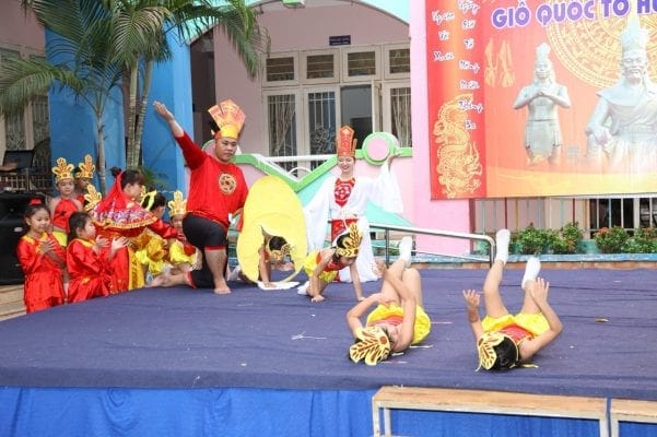 Văn nghệ và hoạt cảnh Giỗ Tổ Hùng Vương của Trường Mầm non 15 – ảnh 18