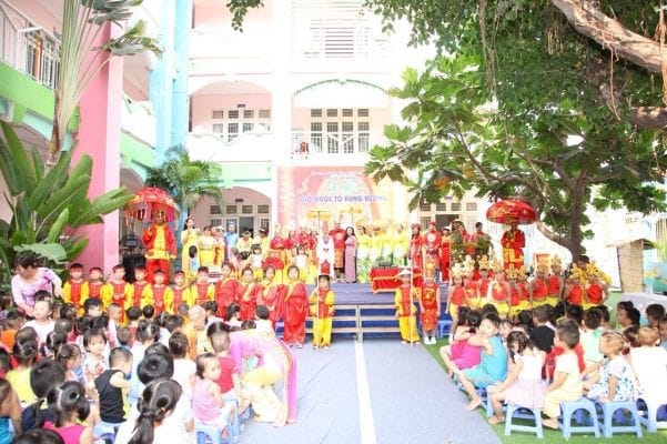 Văn nghệ và hoạt cảnh Giỗ Tổ Hùng Vương của Trường Mầm non 15 – ảnh 22