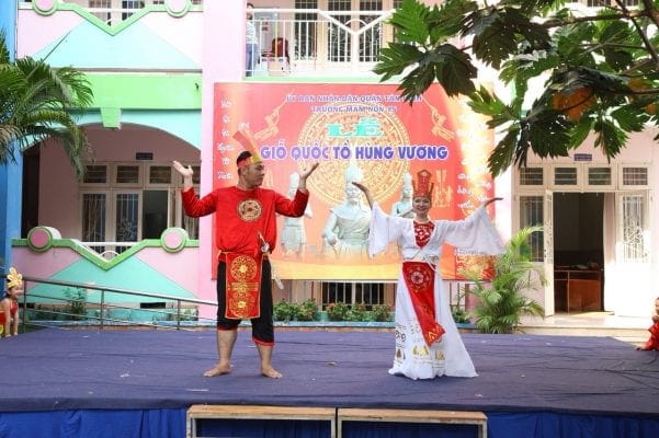 Văn nghệ và hoạt cảnh Giỗ Tổ Hùng Vương của Trường Mầm non 15 – ảnh 23