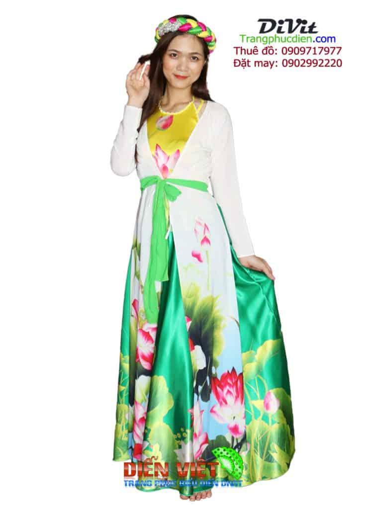 Tứ thân múa sen 3D nguyên bộ
