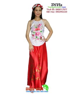 Yếm đào trắng đụp đỏ