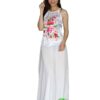 Yếm trắng kín lưng váy voan