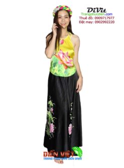 Yếm váy in ảnh hoa sen
