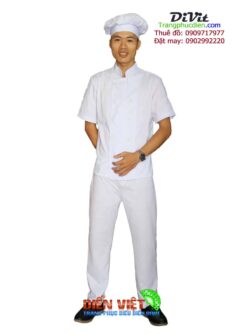 Trang phục đầu bếp trắng