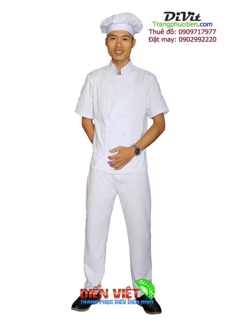 Trang phục đầu bếp trắng