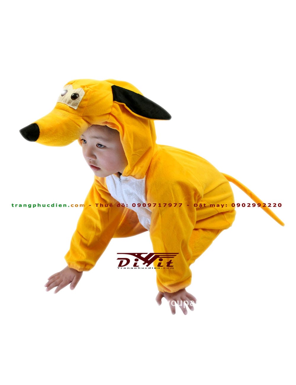Thuê đồ chú chó trẻ em