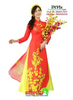 Cho thuê áo dài chụp ảnh Tết