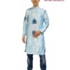 Cách tân nam gấm xanh biển