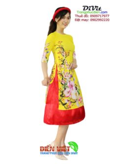 Thuê áo dài voan cách tân