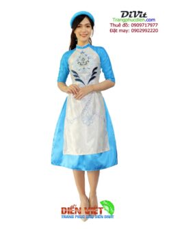 Cho thuê áo dài cách tân gấm