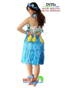 Đầm Hawai xanh biển