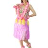 Thuê đầm Hawai nữ hồng