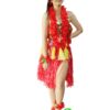 Thuê đồ nhảy Hawai đỏ