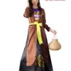 Tứ thân nâu yếm tím váy đen