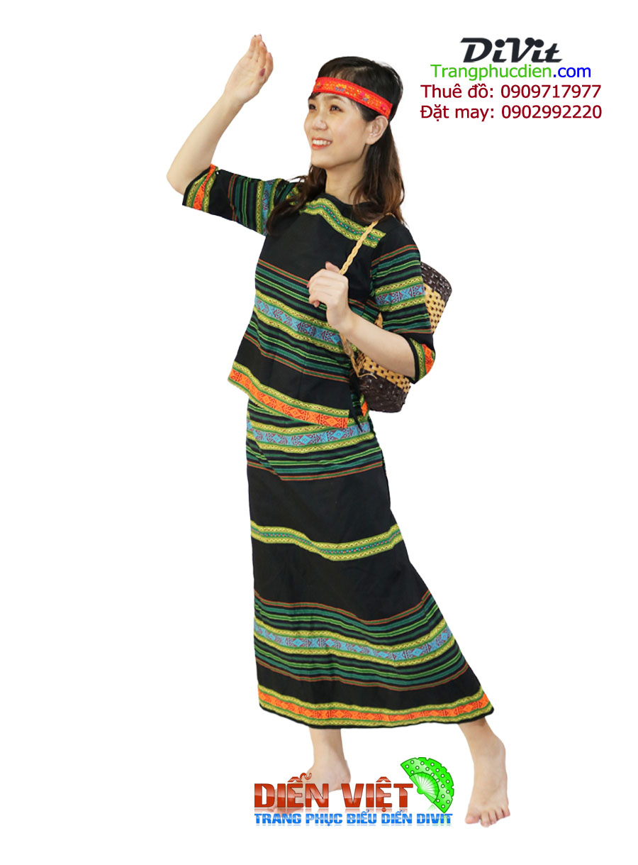 Bộ Váy đầm Thổ Cẩm Dân Tộc Hmông  Hmong Fashion  HMONG WORLD