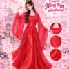 Cho thuê áo Hằng Nga đỏ