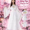 Hằng Nga trắng cổ trang