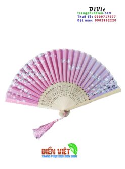 Quạt kiểu màu hồng(giá 1 cái)