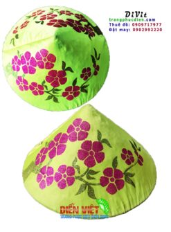 Nón lá bọc vải in họa tiết