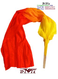 Quạt lụa dài 140cm(Giá thuê cặp)