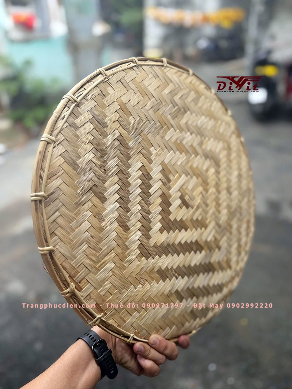 Cái mẹt (Nia) tre cho thuê size 50cm