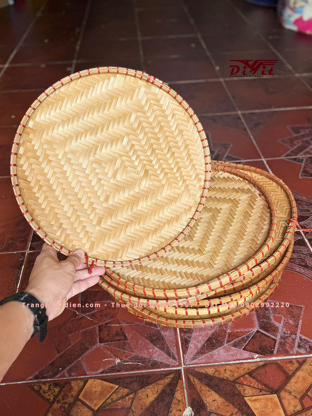 Thuê mẹt tre (cái nia) 40cm