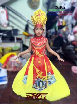 Trang phục múa Âu Lạc bé gái(5-10t)