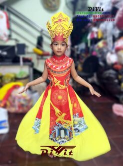 Trang phục múa Âu Lạc bé gái(5-10t)