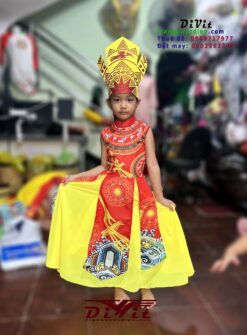 Trang phục múa Âu Lạc bé gái(5-10t)