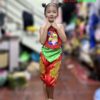 Áo yếm quần bí đỏ xanh