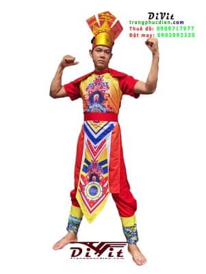 Trang phục nam múa hào khí Việt Nam