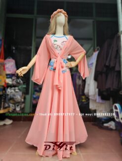 Áo tứ thân nữ trơn yếm sen mẫu 231