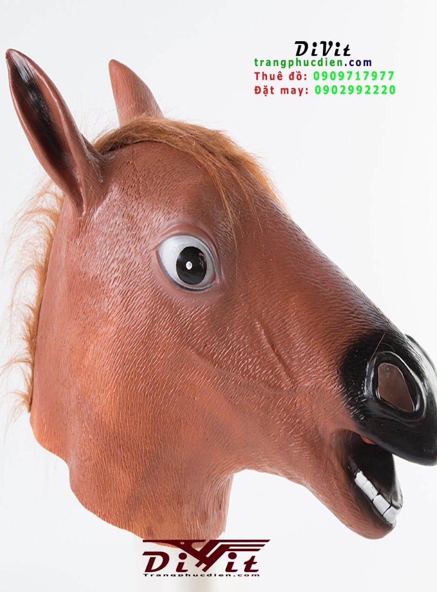 Đầu ngựa hoá trang mặt ngựa