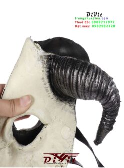 Đầu Quỷ Dê trắng Halloween