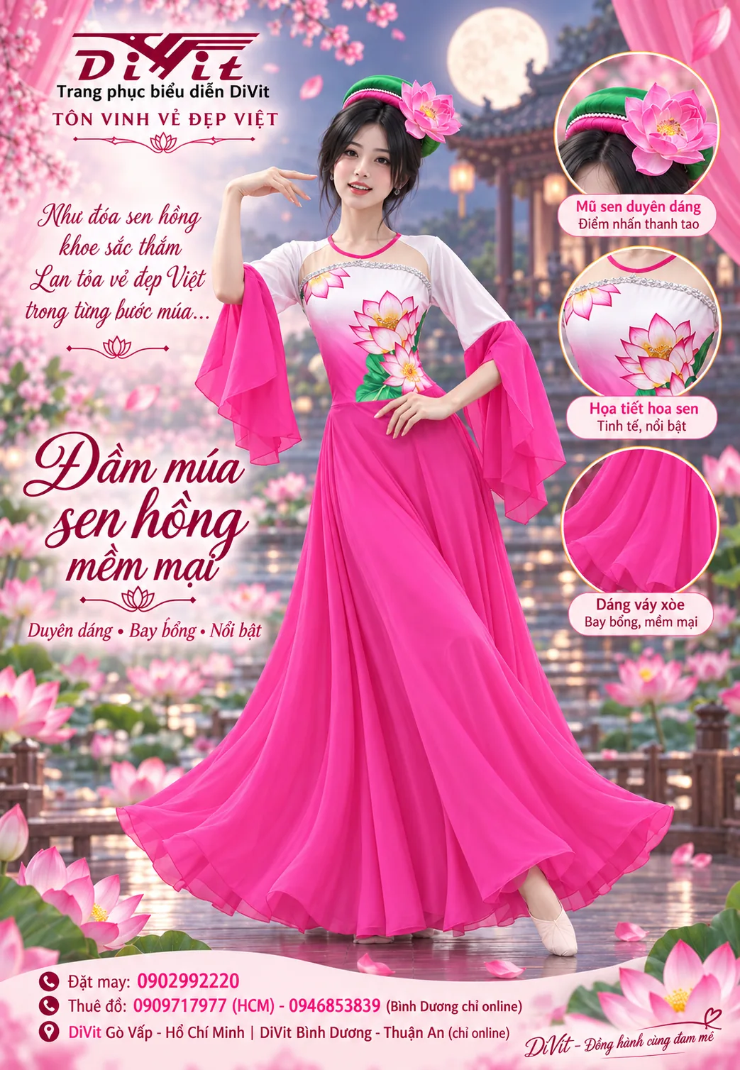 Trang phục múa sen hồng