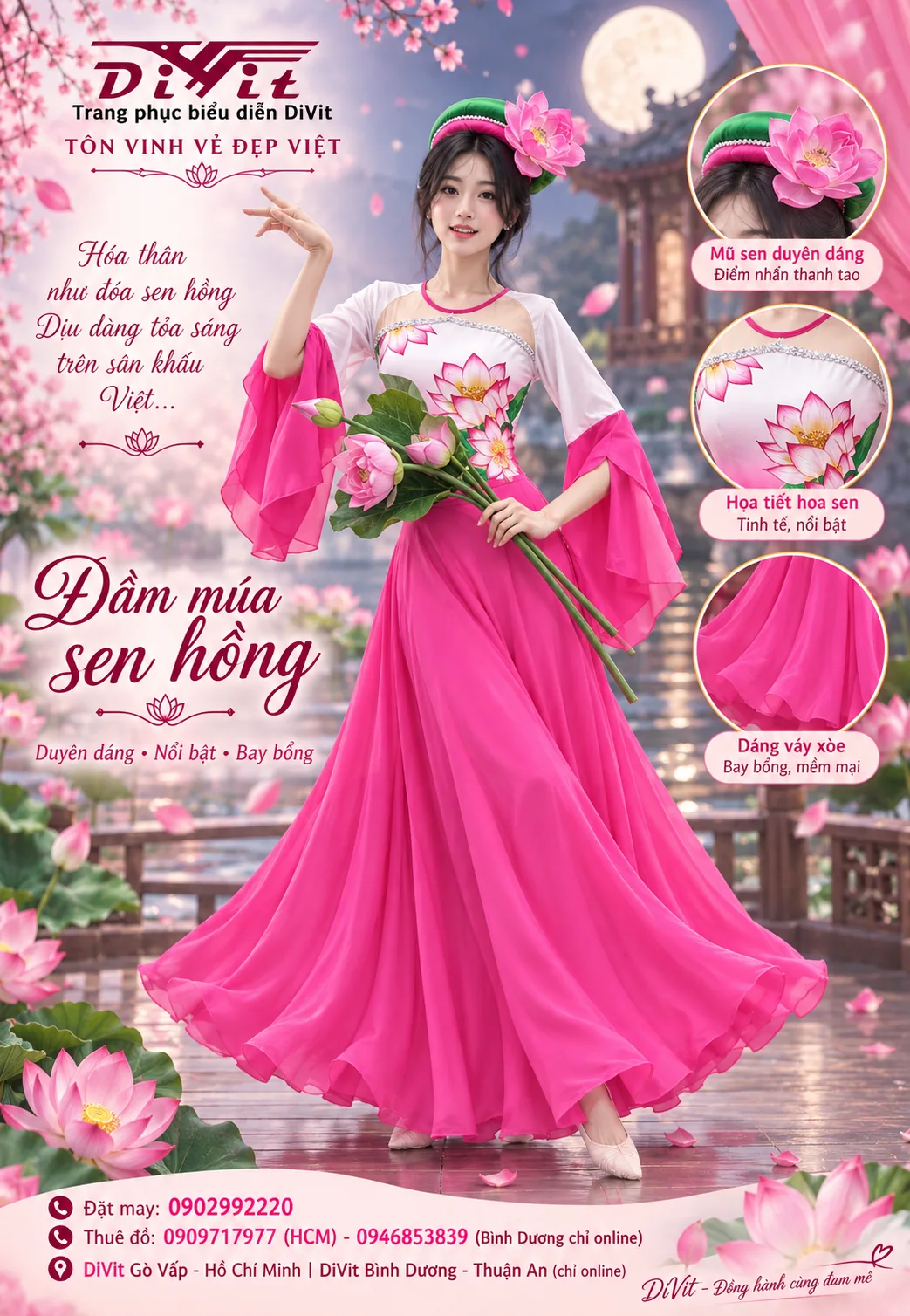 Trang phục múa sen hồng