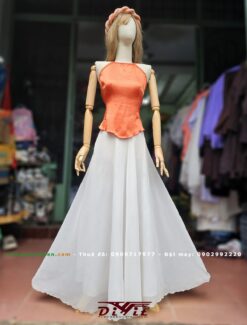 Yếm cam trơn