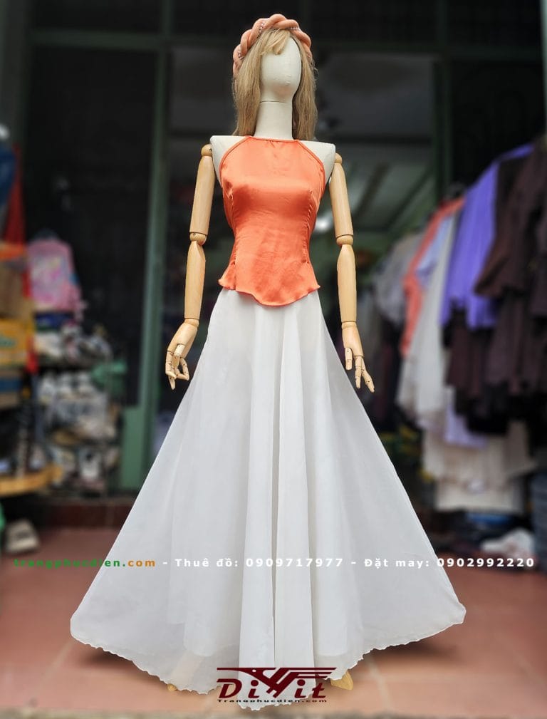 Yếm cam trơn