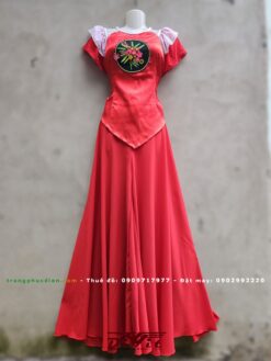 Áo yếm có tay quần ống loe