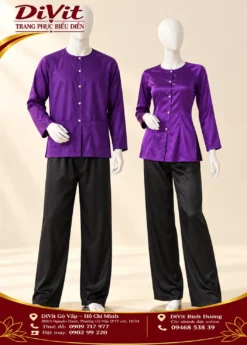 Cặp bà ba Tím Huế