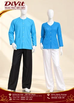 Cặp bà ba Xanh da trời