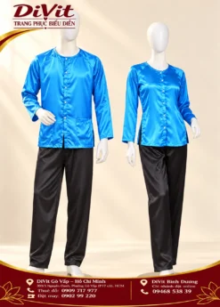 Cặp bà ba Xanh dương