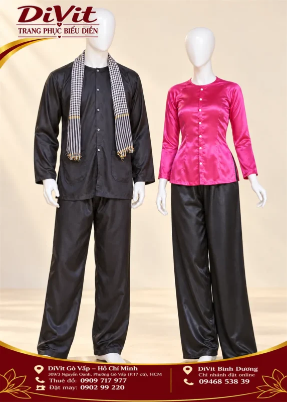 Bà ba nam nữ cặp 1